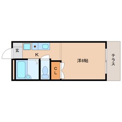 菖蒲池駅 徒歩16分 1階の物件間取画像